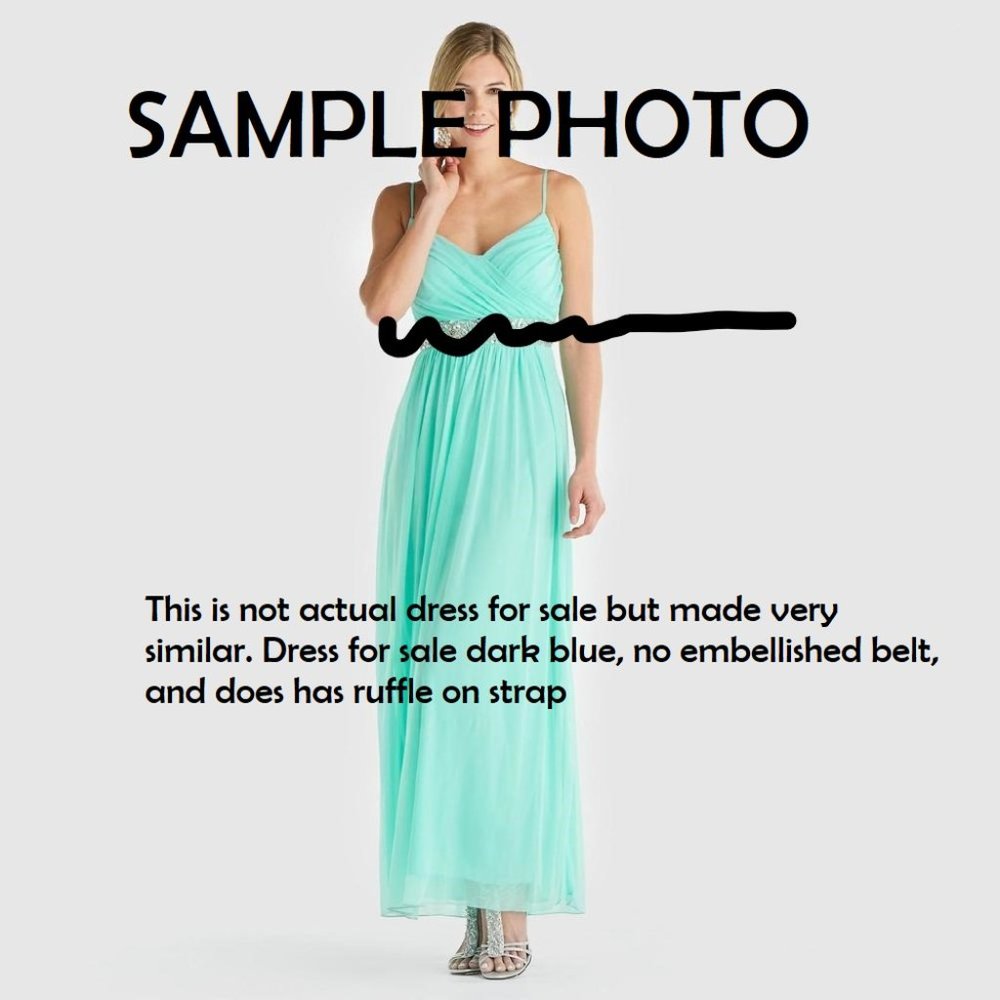 Blue Chiffon Prom Dress Beautiful